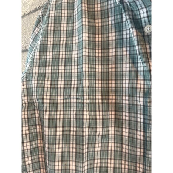Mens J.Crew Secret Wash Stretch Plaid Shirt L 94% Organic Cotton Button-Down Col - Picture 5 of 8